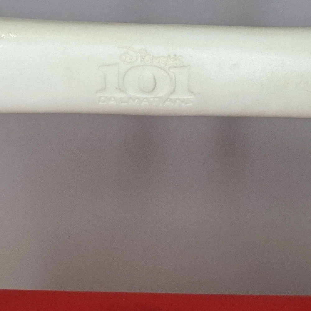 Vintage Disney 101 Dalmatians Rolling Suitcase Bone Shaped Handle 1990s Luggage